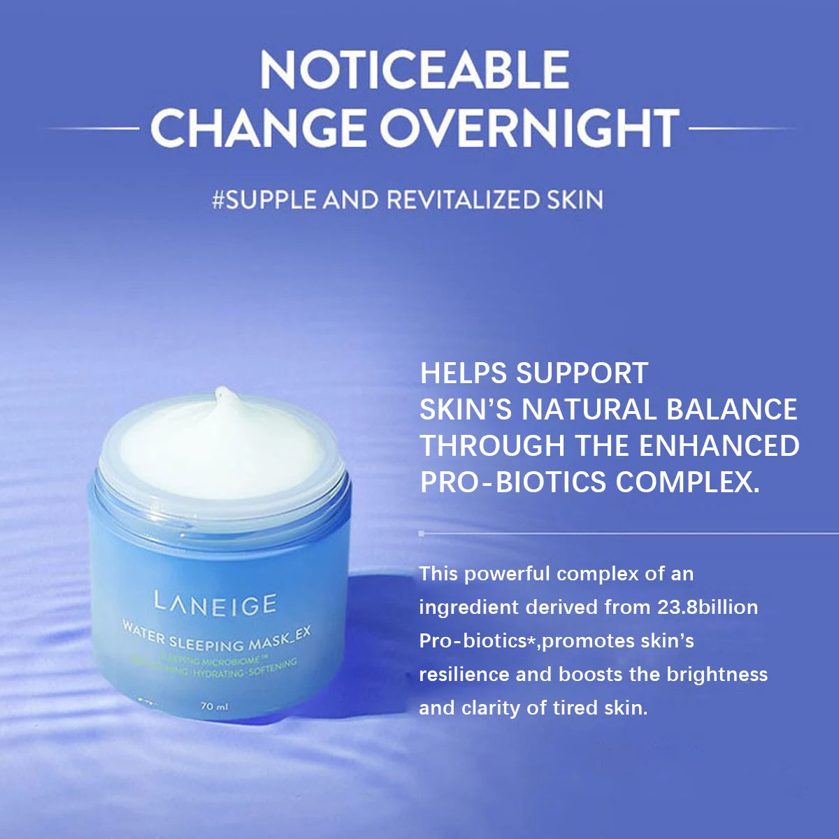 LANEIGE Water Sleeping Mask K-Beauty Overnight Glow