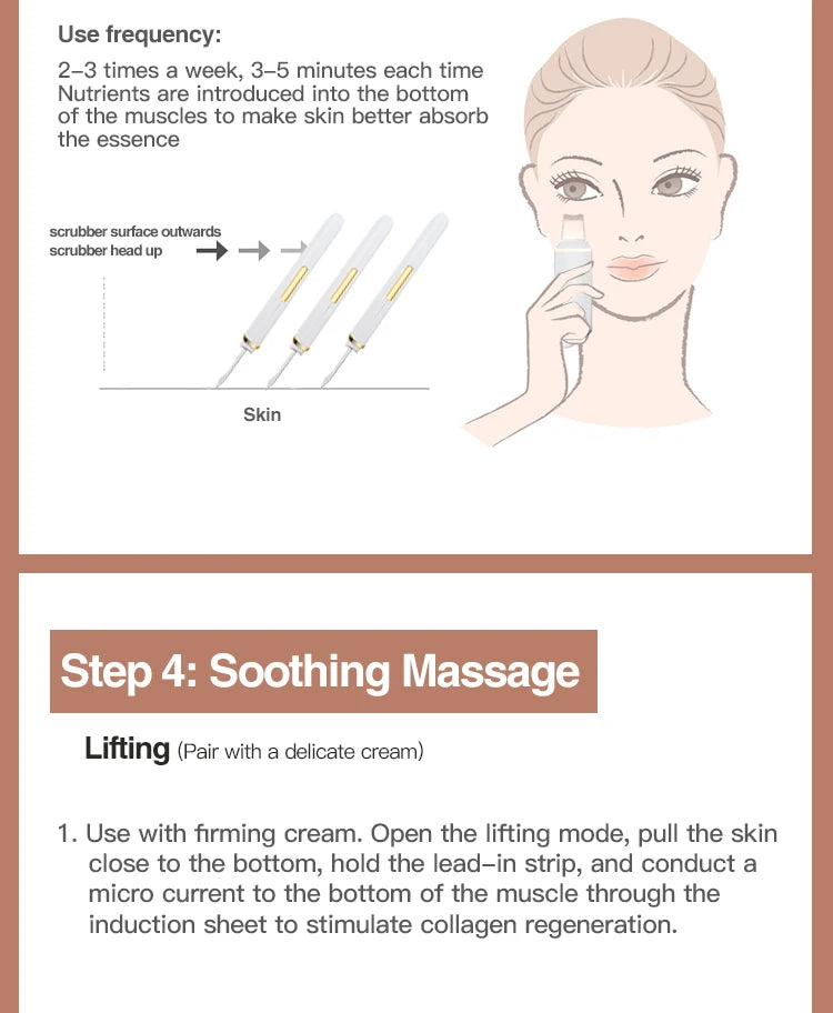 Ultrasonic Skin Scrubber
