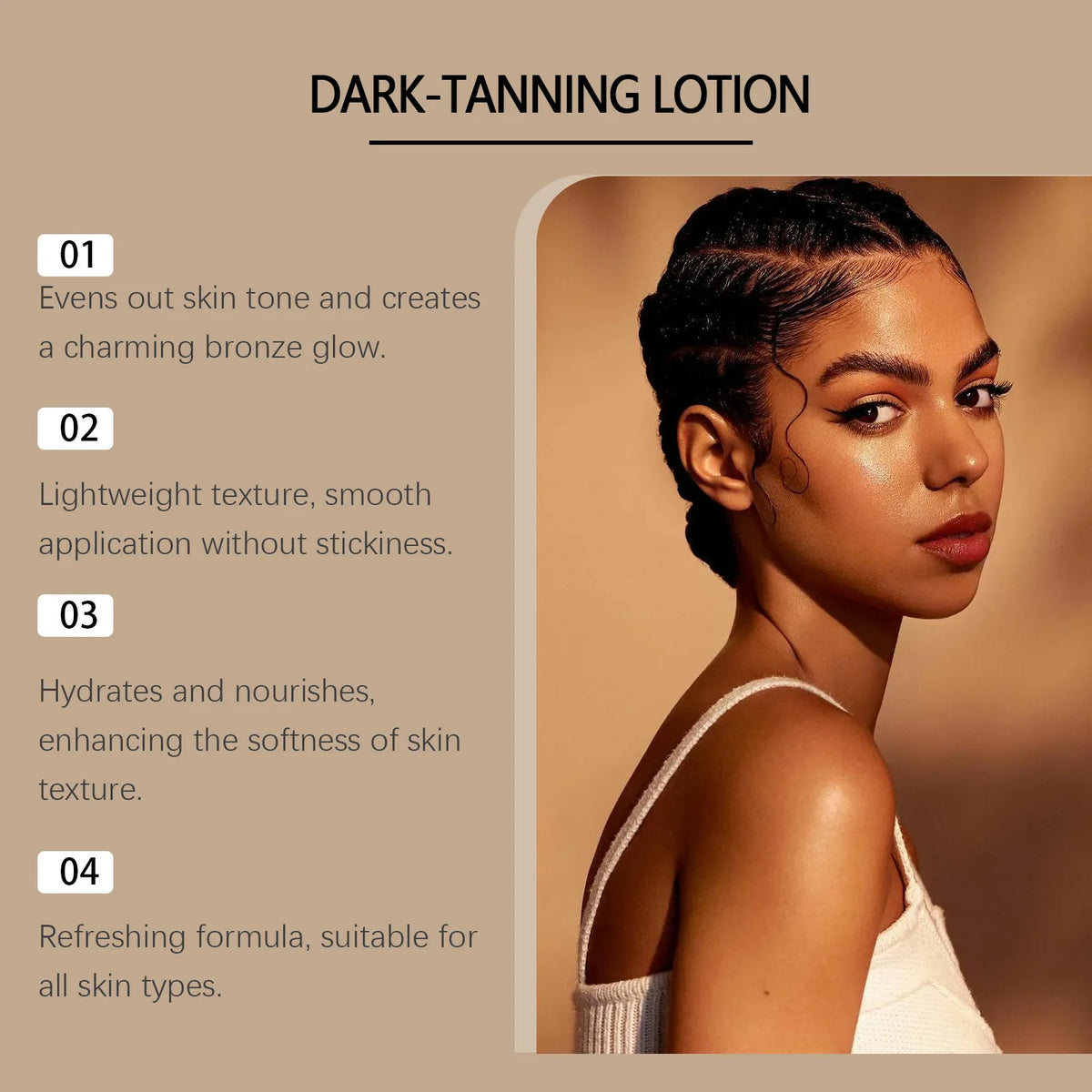 Coconut Tanning Lotion Sunless Tanner