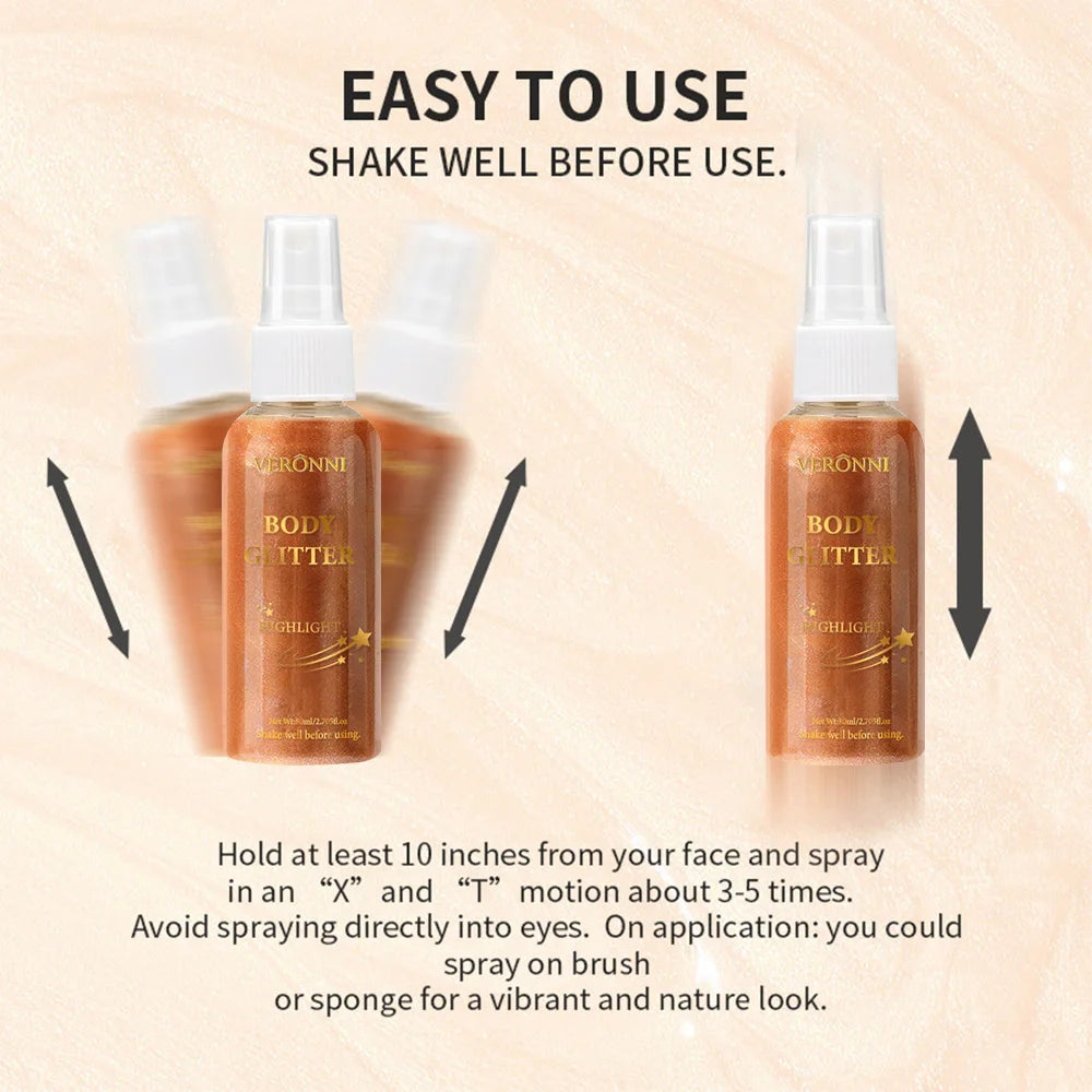 Body Highlighting Shimmer Oil