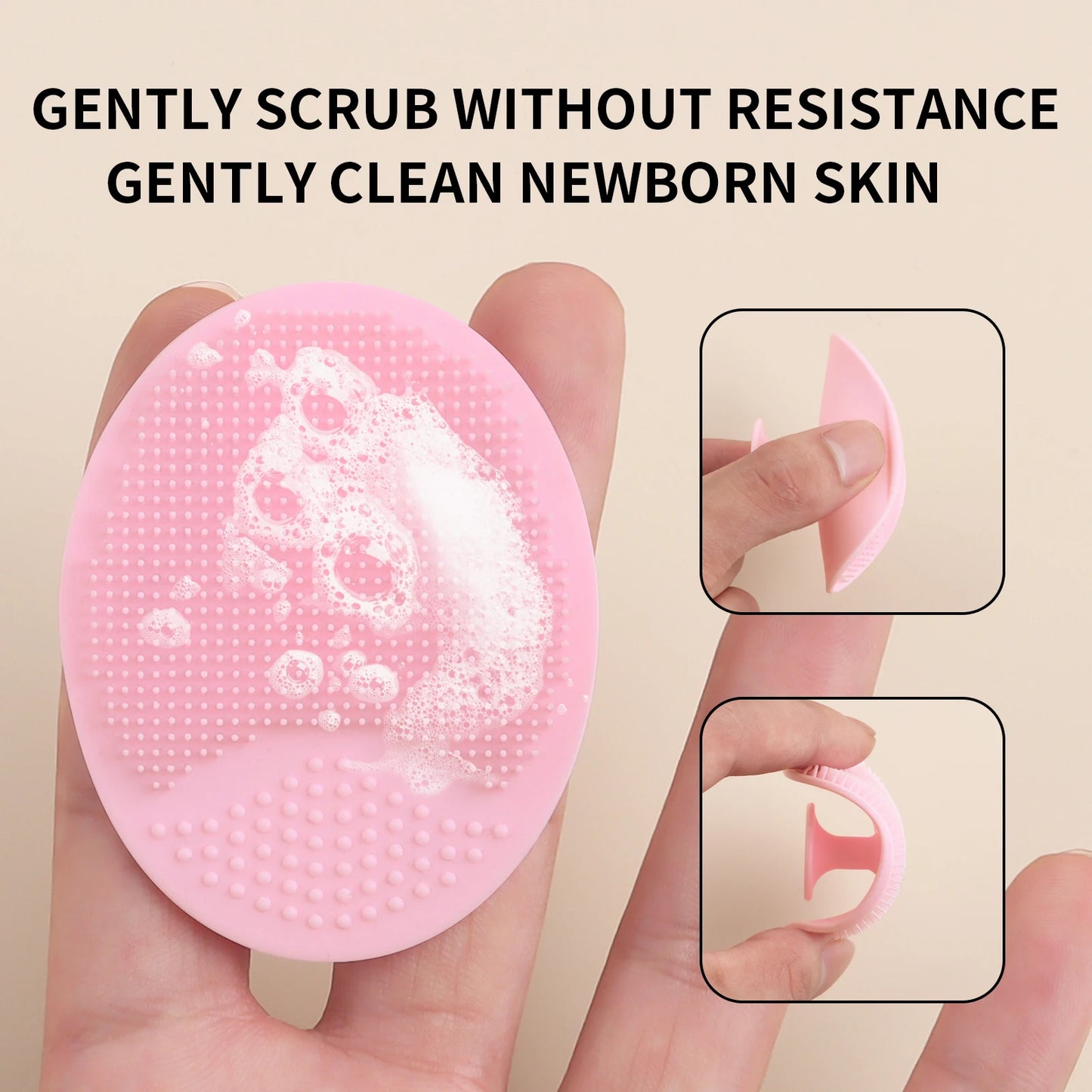 Wash a face to brush Silicone Cute Sucker mini Cleansing	cleaning brush for Face Washing