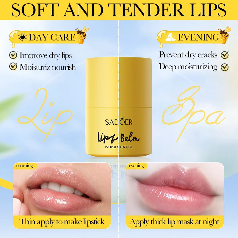 Lip Balm with Propolis Honey Moisturizing - Hydration & Repair
