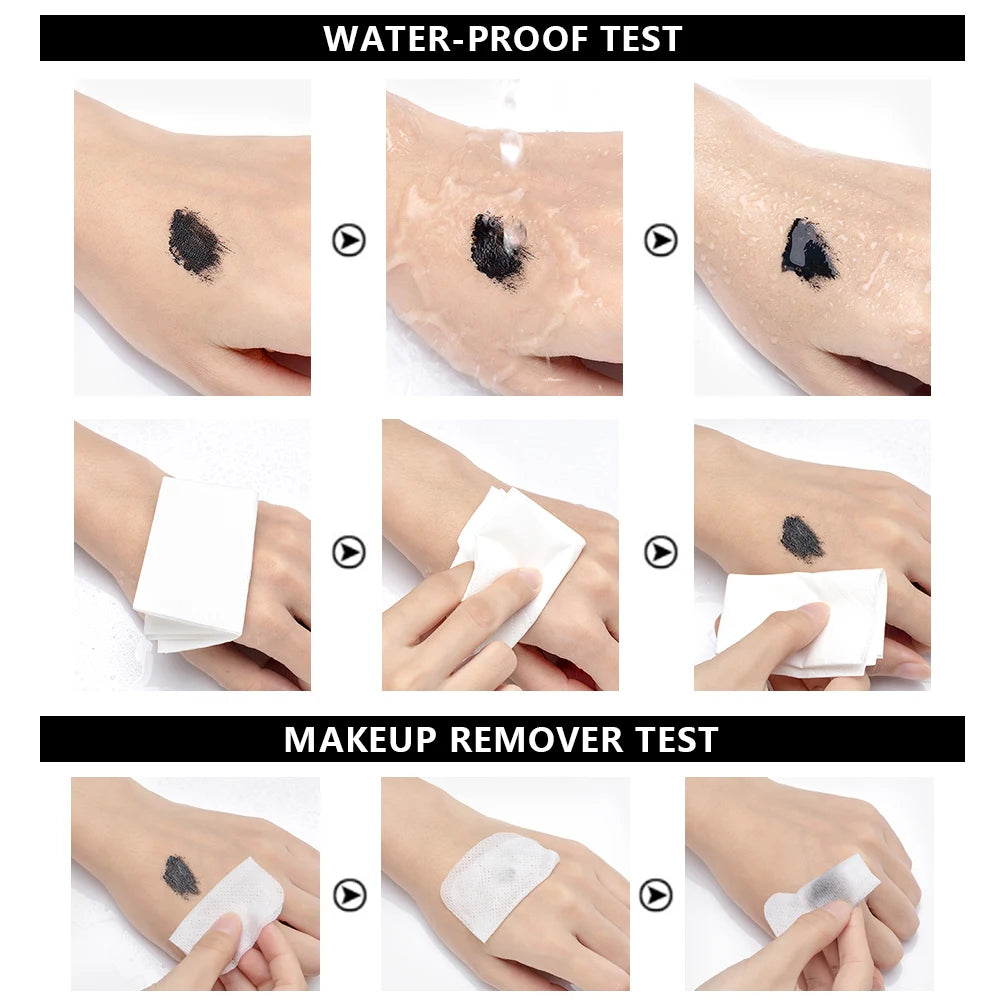 4D Silk Fiber Eyelash Mascara Waterproof Black Mascara