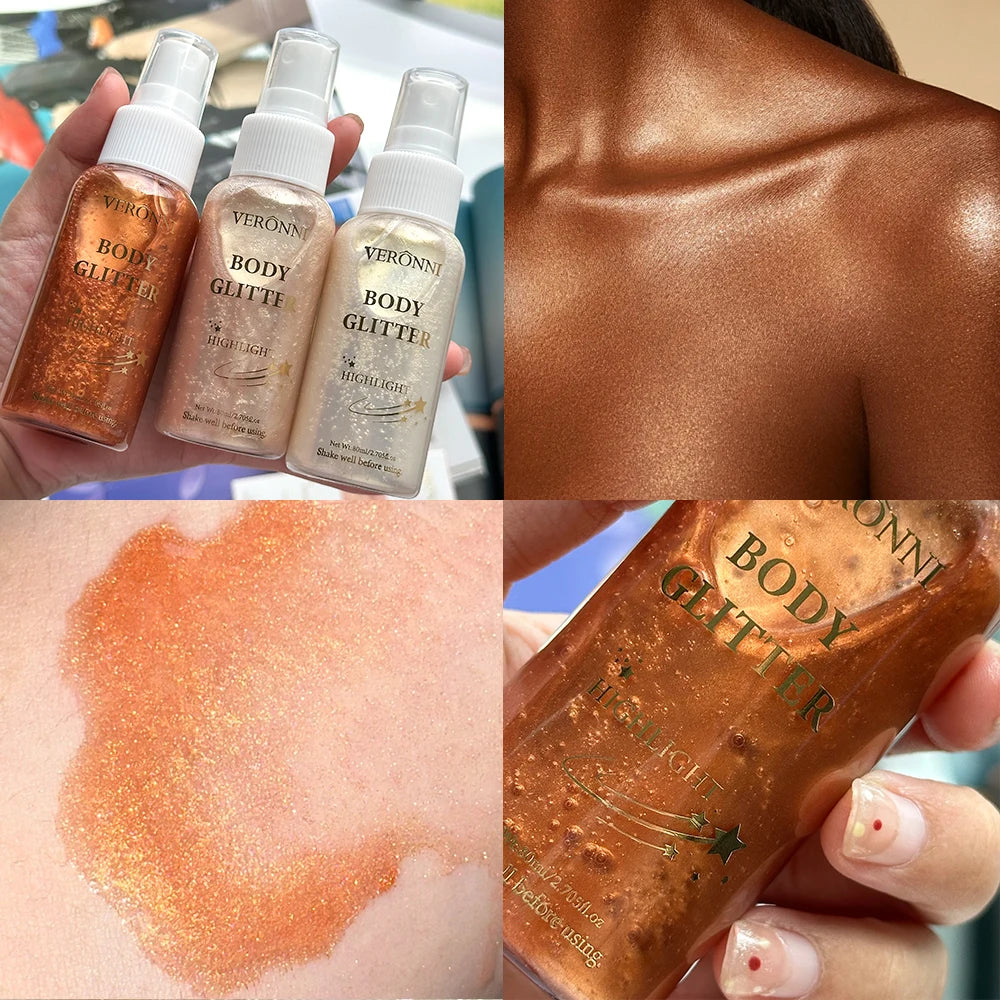 Body Highlighting Shimmer Oil