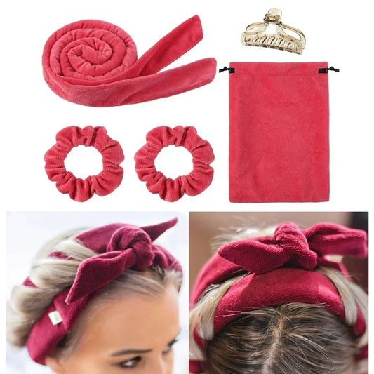 Heatless Curly Set