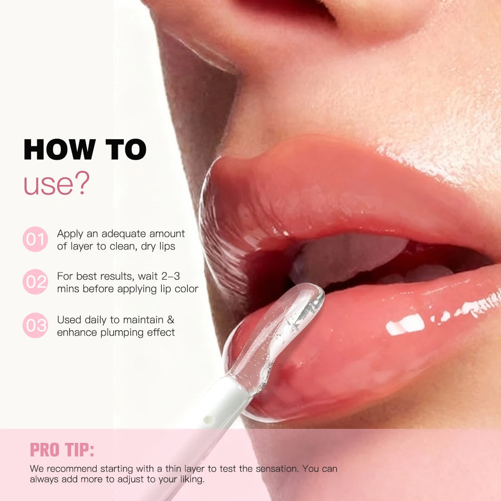 Instant Lip Plumper Gloss, Korean Lip Serum