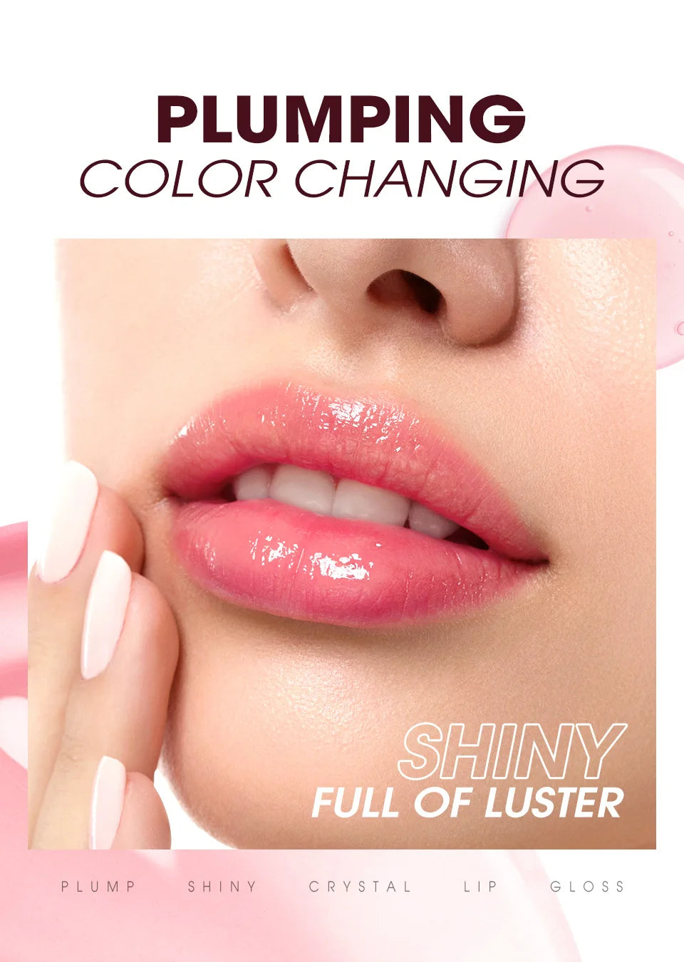 Natural Lipstick Moisturizes Water Effect