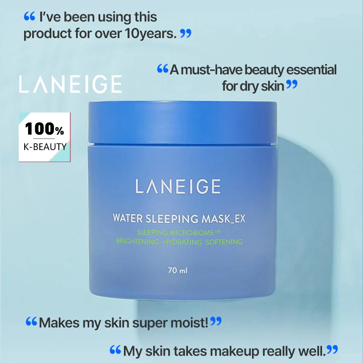 LANEIGE Water Sleeping Mask K-Beauty Overnight Glow