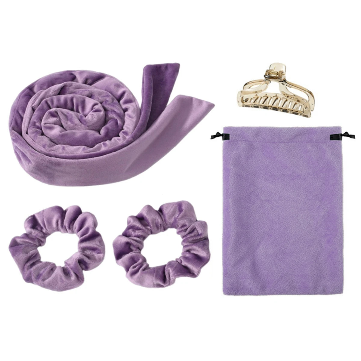 Heatless Curly Set