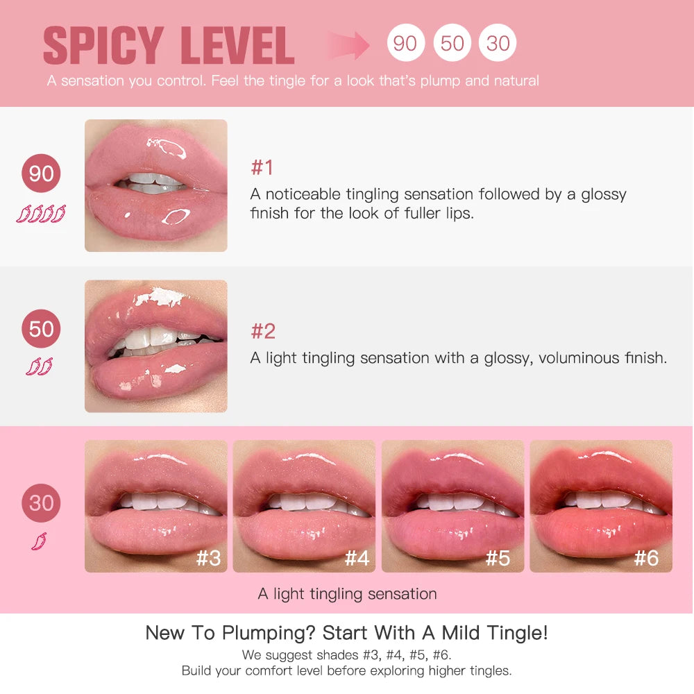 Instant Lip Plumper Gloss, Korean Lip Serum