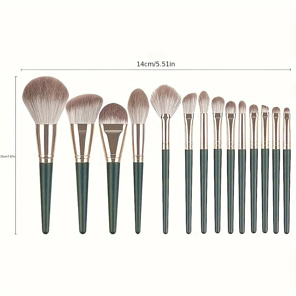 14-Piece Luxury Makeup Brush