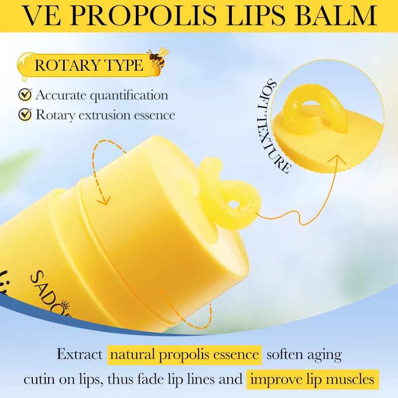 Lip Balm with Propolis Honey Moisturizing - Hydration & Repair