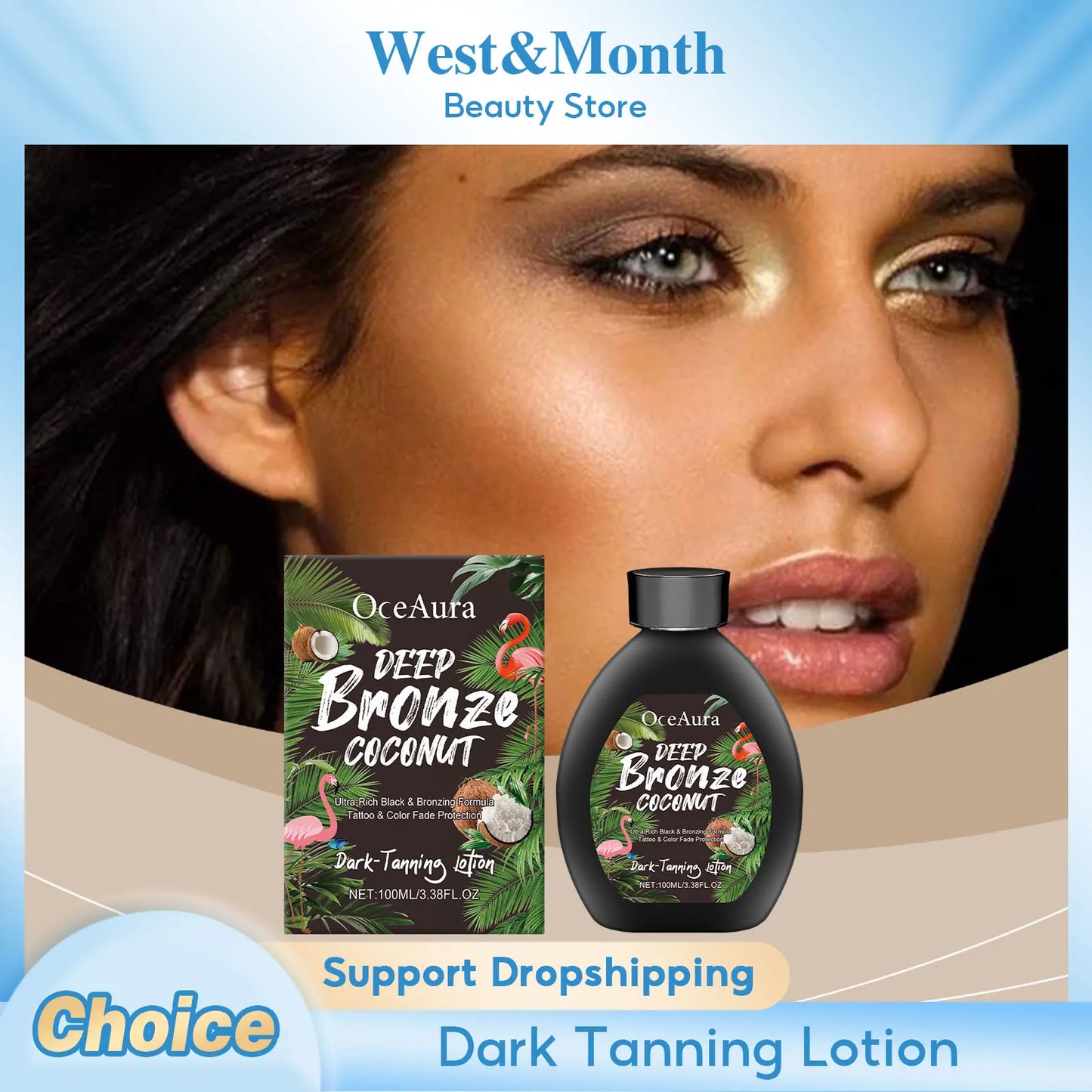 Coconut Tanning Lotion Sunless Tanner