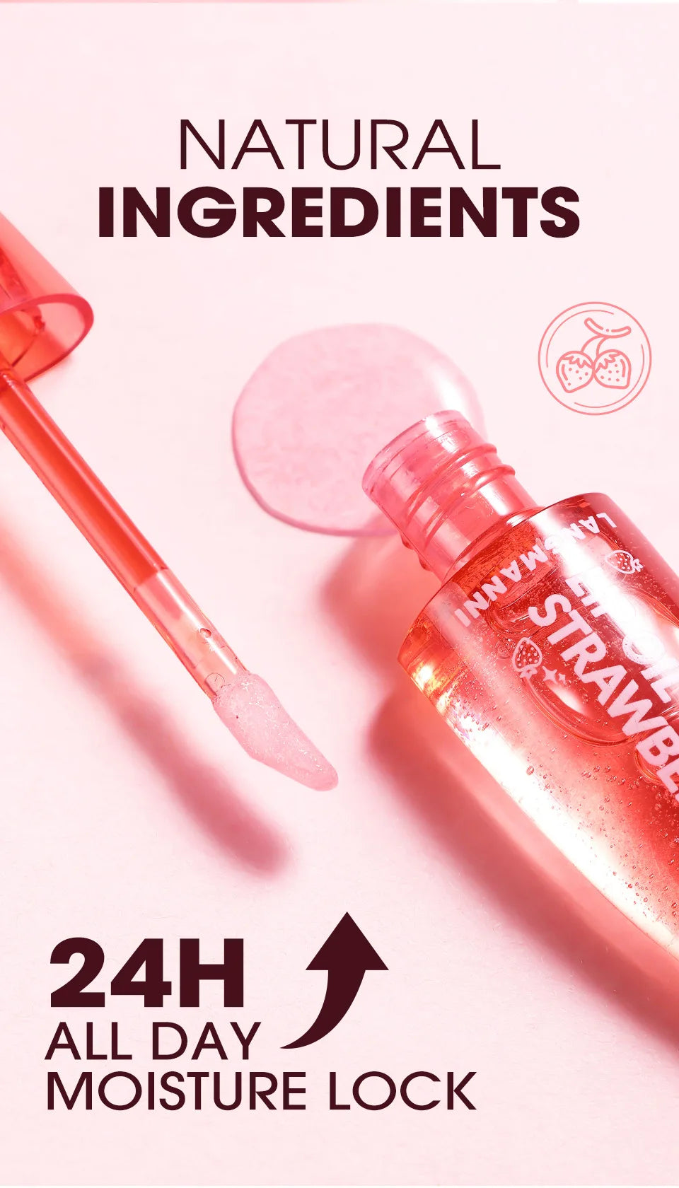 Natural Lipstick Moisturizes Water Effect