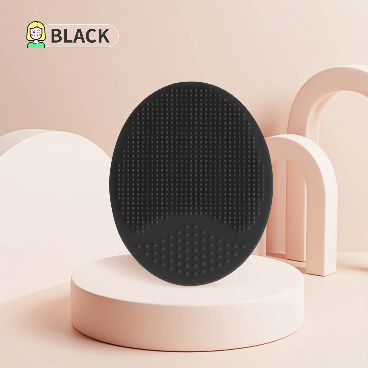 Wash a face to brush Silicone Cute Sucker mini Cleansing	cleaning brush for Face Washing