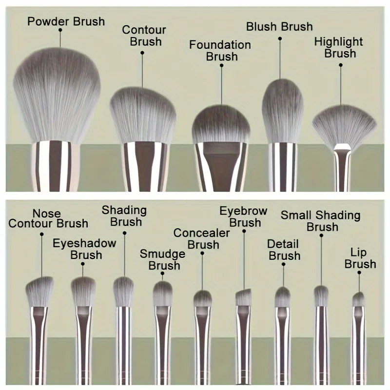 14-Piece Luxury Makeup Brush