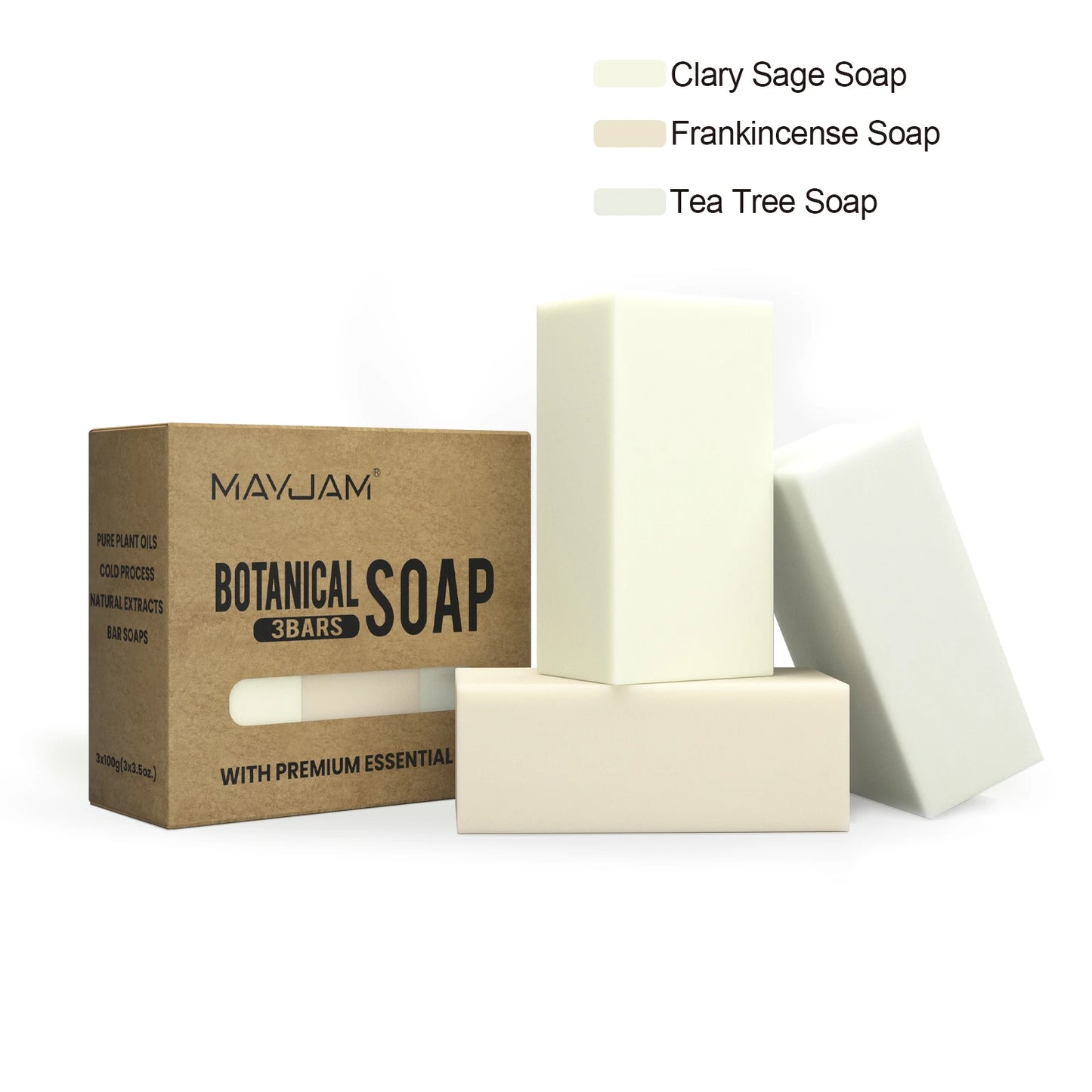 Handmade Soap Set 3 Pack of Essential Oil Soap
