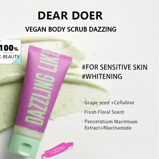DearDoer Dazzling Body Scrub Viral Vegan K-Beauty Glow Exfoliator